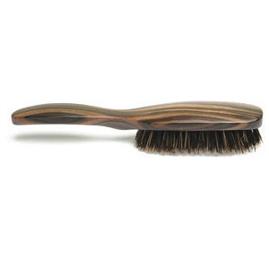 Carpenter Tan Best Wooden handle natural boar bristle hair brush