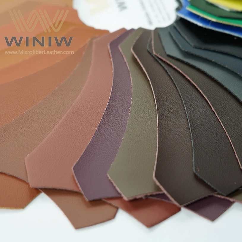 Cars Upholstery Material Supplier  Eco Fabric Material Interior Shades PU Coated  Synthetic Faux Leather