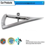 Castroviejo Measuring & Marking Caliper 3.75 inch Straight 0-20 mm dental orthodontic instruments  Made in Pakistan By Pissco