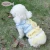 Import Cat Dog Bridal Wedding Dress Small Dog Checked Design Tutu Skirt pet clothes from China