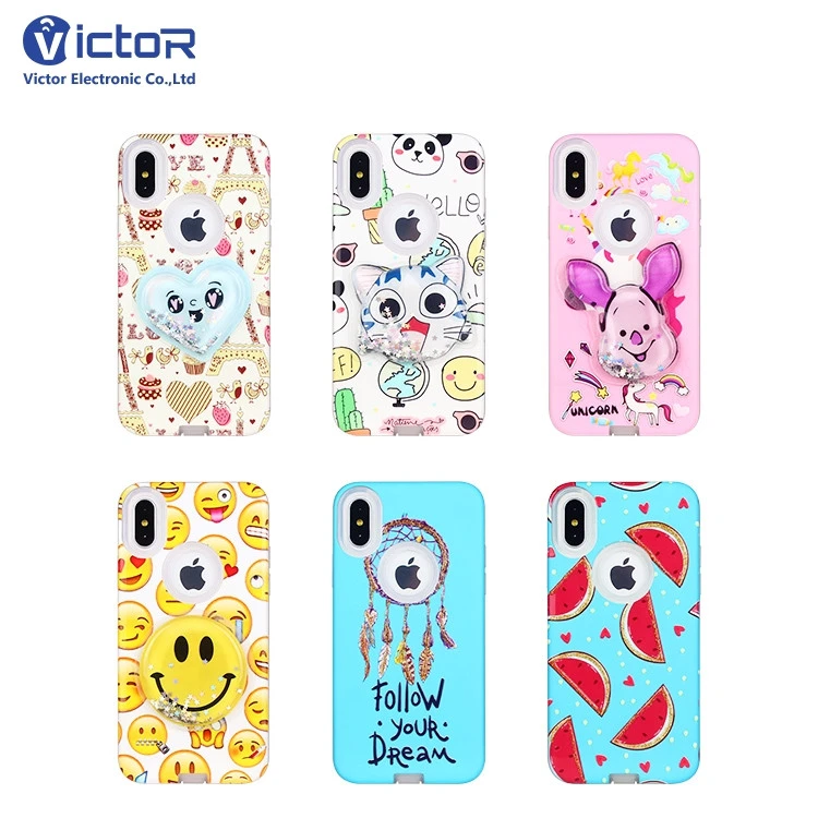 Cellphone accessories 3D Cartoon Phone case for iPhone XR Hybrid Cover