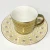 Import ceramic elegant royal saucers tea cups and saucer sets coffee cup luxury mirror mug from China
