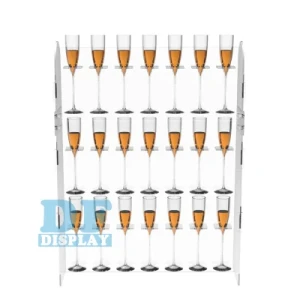 Champagne Display Stand for Weddings and Parties Champagne Wedding Display Champagne Glass Holder Acrylic