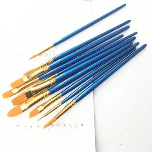 Cheap Art Supplies 9pcs/set Watercolor Brush