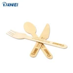 Cheap disposable wooden cutlery set wooden spoon knife and fork