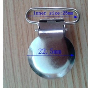 Cheap Price Garment Suspender Clip With Round shape For Wholesale