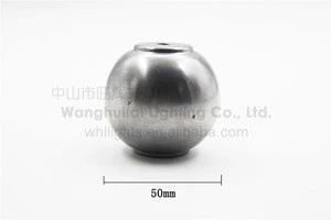 Cheaper high quality ornamental wrought stainless steel metal hollow ball
