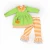 Import children&#039;s pumpkin embroidery long sleeve woven cotton clothing sets from China