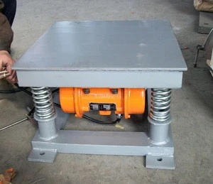 china electrical equipment concrete vibrating table vibrator/ concrete mould shaker table