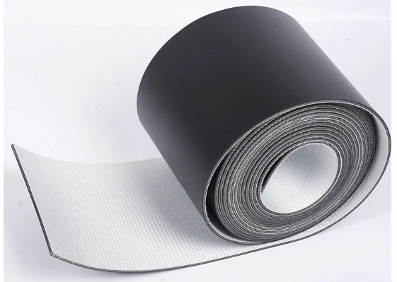 China factory black flat pvc conveyor belt with low price