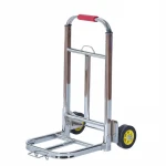 China factory cheap hand trucks compact folding luggage cart flat cart trolley folding shopping cart low price