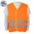 Import China Factory Wholesale Custom logo vest high visibility Adult Reflective Safety Vest from China