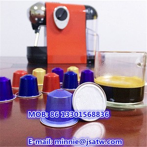 China Manufacturer Aluminum Empty Coffee Capsule with Lid