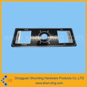 China manufacturer plating printing telecom electronic faceplate