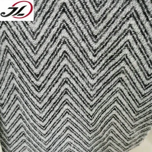 China manufacturer poly wool  herringbone tweed woolen fabric for overcoat