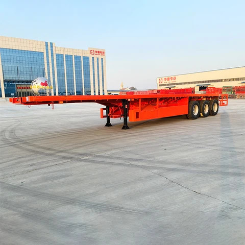 Buy China Most Popular 40ft 60ft 3 4 Axles 60 Cbm Cargo Transport Semi ...