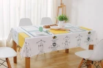 China supplier 100% cotton linen table cover/pure linen table cloth