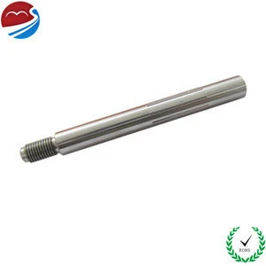 China supplier lathe machining solid hydraulic stainless steel pump shaft