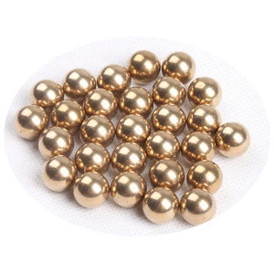 China supply different grade high polished H62 /65 solid copper/brass balls for valve