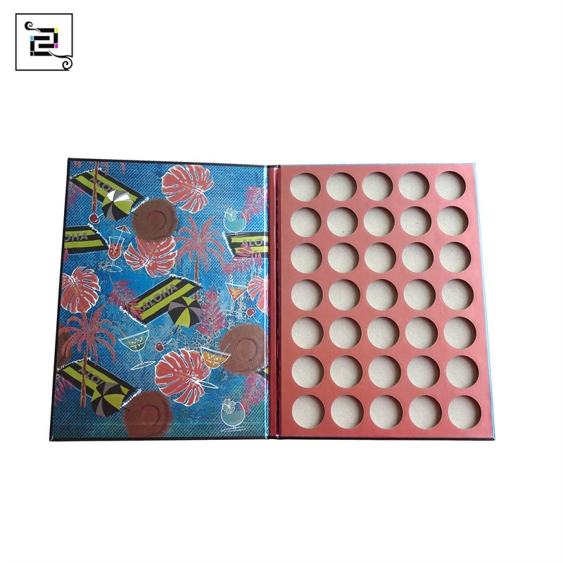 Chinese supplier customized cosmetic palette eyeshadow packaging case
