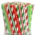 Import Christmas Paper Straws Biodegradable Drinking Stripe Bicolor Stripe Dot Chevron Straw Mix for Wedding Supplies and Party Favors from China