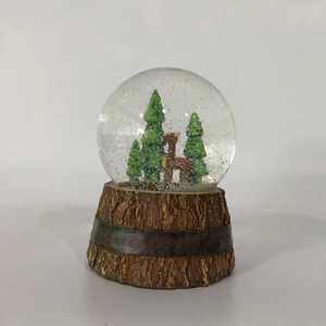 Christmas water snow globes on sale resin crafts