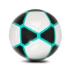 Classic Custom Logo Size 5 PVC Leather Rubber Bladder Team Sports Football Soccer Ball