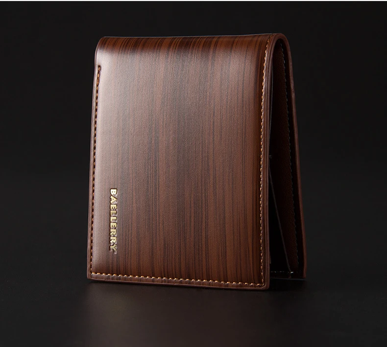 Classical Mens PU leather Wallet Gentleman Short Card Money Holder Purse Money clip