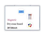 classroom cardboard Aluminum Frame wall mounted Magnetic Dry Erase Wipe White Board