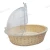 Import Clear plastic food kitchen plate rack dome acrylic bread basket with cover from China