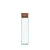 Import clear round borosilicate glass test tube with cork lid from China