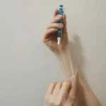 Clear vinyl hand PVC gloves for household