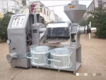Cold Coconut Oil Extraction Rapeseed Soybean Sunflower Sesame Seeds Peanut Oil Press Machine Refining Plant 6YL-100A