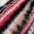 Import Colorful Faux Fox Fur Rainbow Acrylic Faux Fur Plush Fabric from China