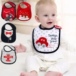 Colourful Cute Patterns Infant Burp Cloths Feeding Baby Bandanas Wholesale Cotton Waterproof Baby Bib