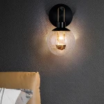 COMELY Cracked Glass Shade LED Wall Light Indoor Modern Wall Lamp Creative Globe Wall  Sconce Lighting Fixture