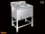 Import Commercial double fryer/ capacity 12L 2 Tank 2 Basket deep tank Electric Fryer HY-905 from China