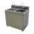 Import Commercial household 201/304 stainless steel single bowl sink cabinet with drain accessories from China