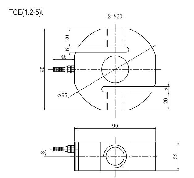 Buy Compression Tension S Type Load Cell Weight Sensor Substutite For ...