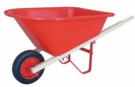 Concrete steel tray wheelbarrow, construction wheel barrow, Single Wheel heavy duty wheelbarrow with Pneumatic