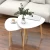 Import Contemporary Round Nesting Coffee Table Bent Black Gold Metal Side Glass Marble Stone mdf Wood Nest of 3 Table Set Nesting Table from China