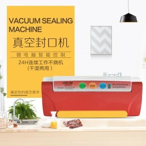 cookies/biscuit vacuum sealer machine/ wet or dry double used / household mini vacuum packing machine DZ-300/2SE
