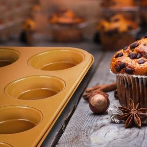 Copper Bakeware Cupcake and Muffin Pan for 12 Cups