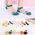 Cotton bottom crystal silk stockings women&#39;s Korean cartoon fashion brand anti hook glass fiber women&#39;s shallow mouth socks