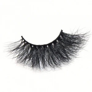 Create Your Own Brand Eye Lashes Luxury Long Lasting 100% 3D Mink False Eyelashes 25Mm 3D Mink Eyelash
