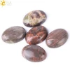 CSJA natural colorful agate gemstone cabochon no hole loose beads handmade jewelry accessories  F515