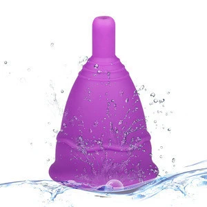 Current Mould Feminine Period Cup with Drain Menstrual Care Women Cup with Drain