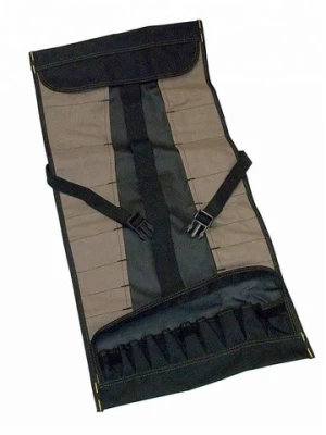 Custom 32 Pocket Heavy Duty Tool Roll Pouch Tool kits Bag
