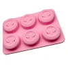 Custom 6 holes butterfly silicone soap mold personalized silicon loaf soap molds