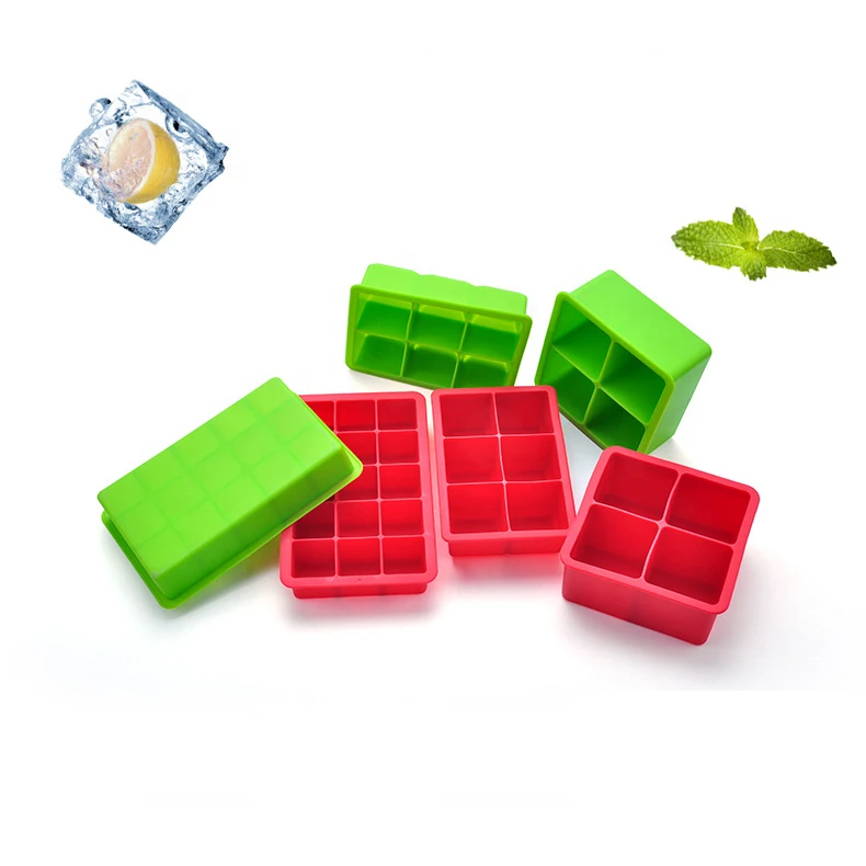 Custom BPA Free Ice Cube Tray Personalized  Silicone Ice Cube Mould